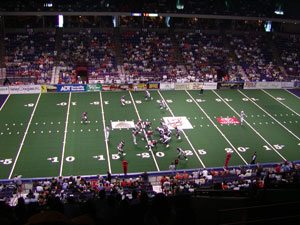 The field is small