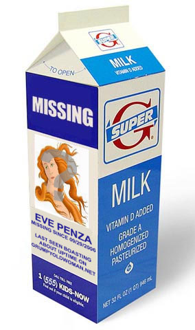 Ack... Eve is missing!  Sound the alarm!!!