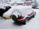 The driveway, as shot from the front door