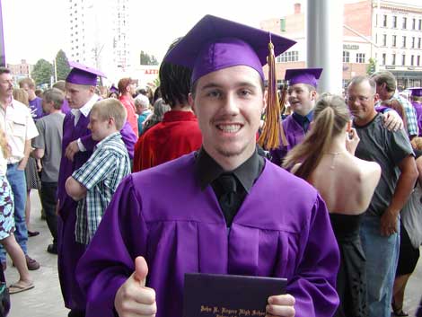 It’s all over, and Michael is a very happy man!